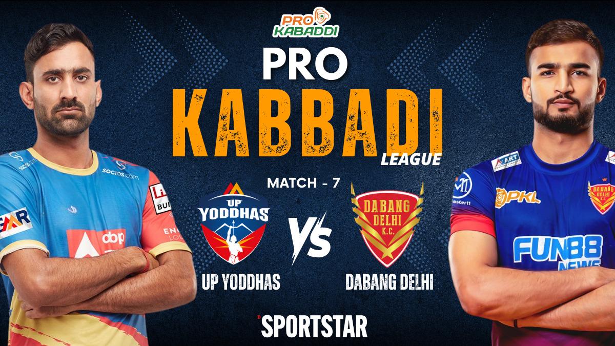 Pro Kabaddi League LIVE Score, PKL 2024 UP Yoddhas takes on Dabang